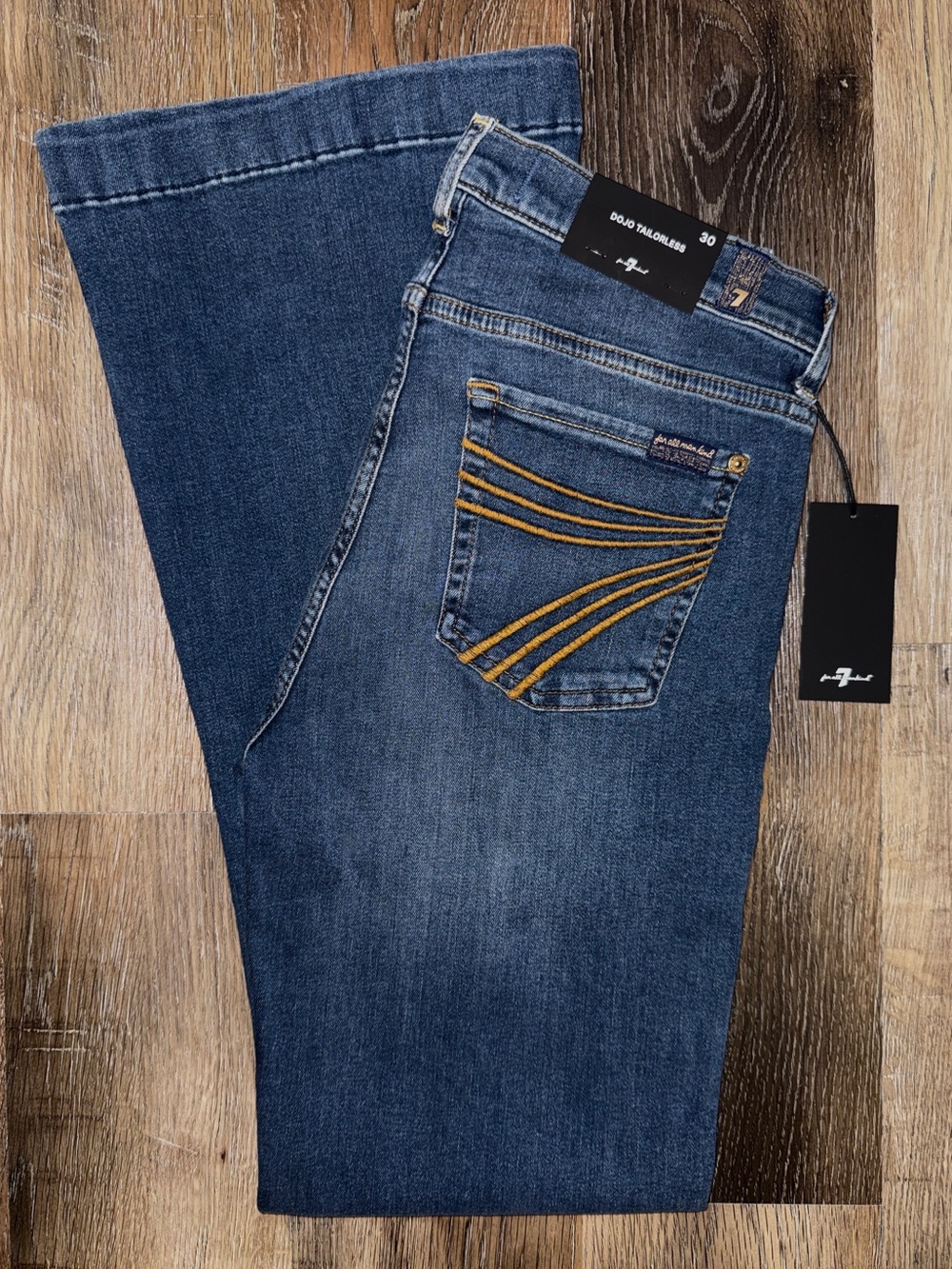 NWT 7 For All Mankind Tailorless Dojo Jeans 7FAMK